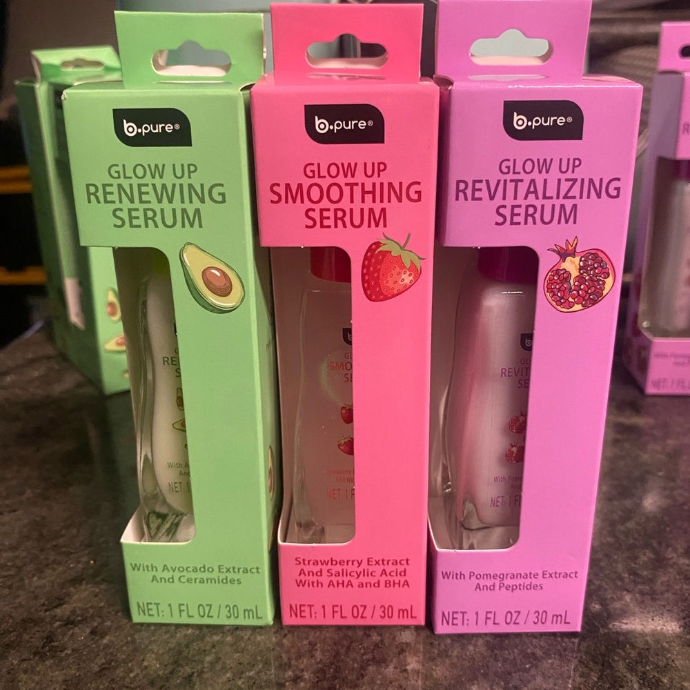 Glow Up Serum Set - Green, Pink, Purple